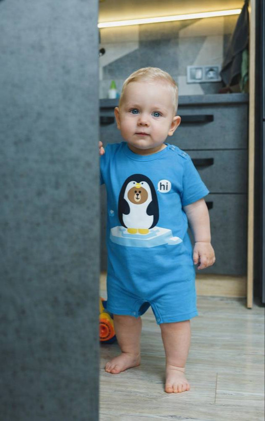 رامپر پنبهای بیبی گپ Baby Gap | سایز ۶ تا ۹ ماه | طرحهای متنوع تابستانی | نرم، لطیف و خنک