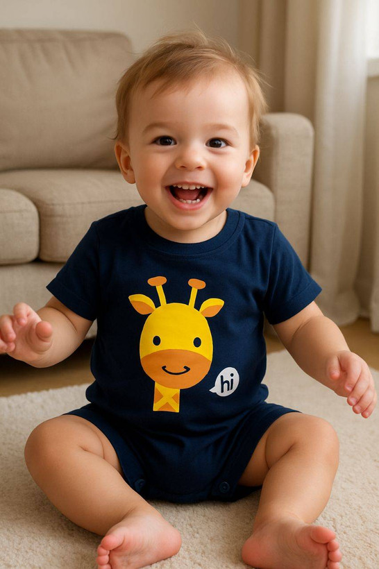 رامپر پنبهای بیبی گپ Baby Gap | سایز ۶ تا ۹ ماه | طرحهای متنوع تابستانی | نرم، لطیف و خنک